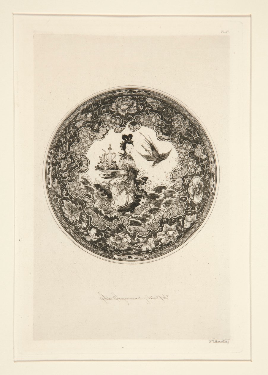 Fondemaille Saucer by Jules Ferdinand Jacquemart