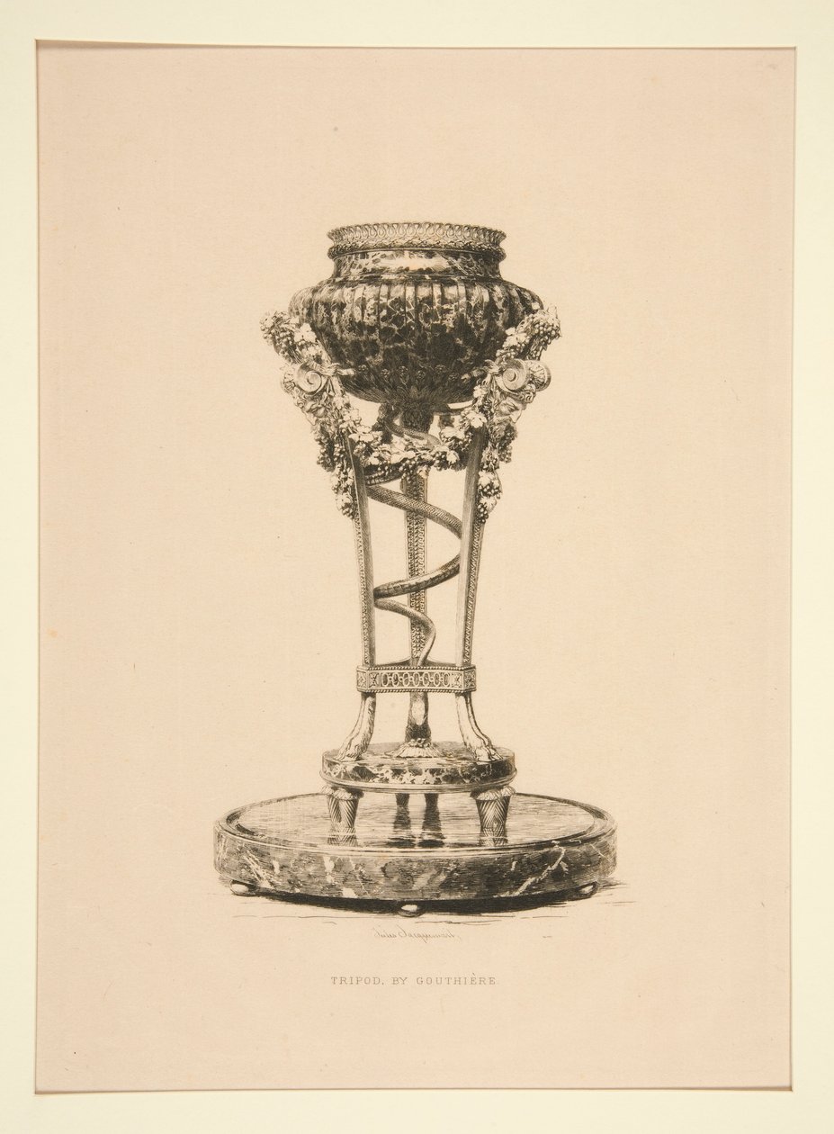 Tripod by Jules Ferdinand Jacquemart