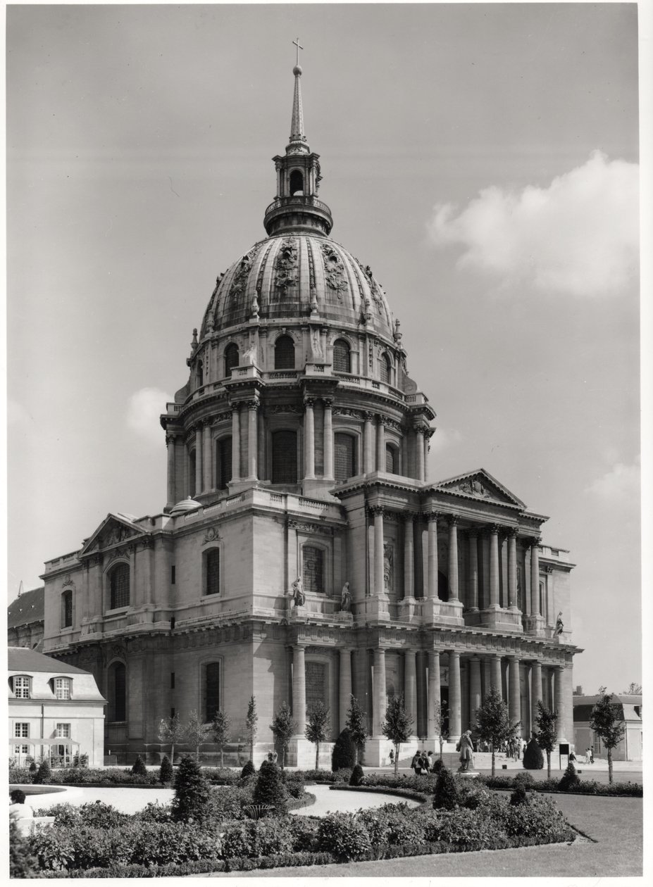 Facade of the Church of St. Louis, Dome des Invalides by Jules Hardouin Mansart