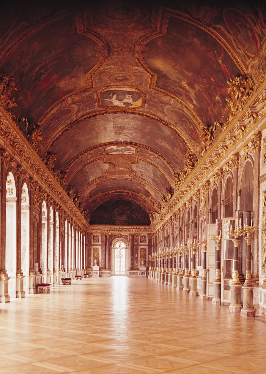 The Galerie des Glaces (Hall of Mirrors) by Jules Hardouin Mansart
