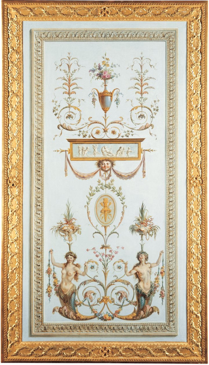 Decorative Panel by Jules Hugues and Jean Simon Rousseau