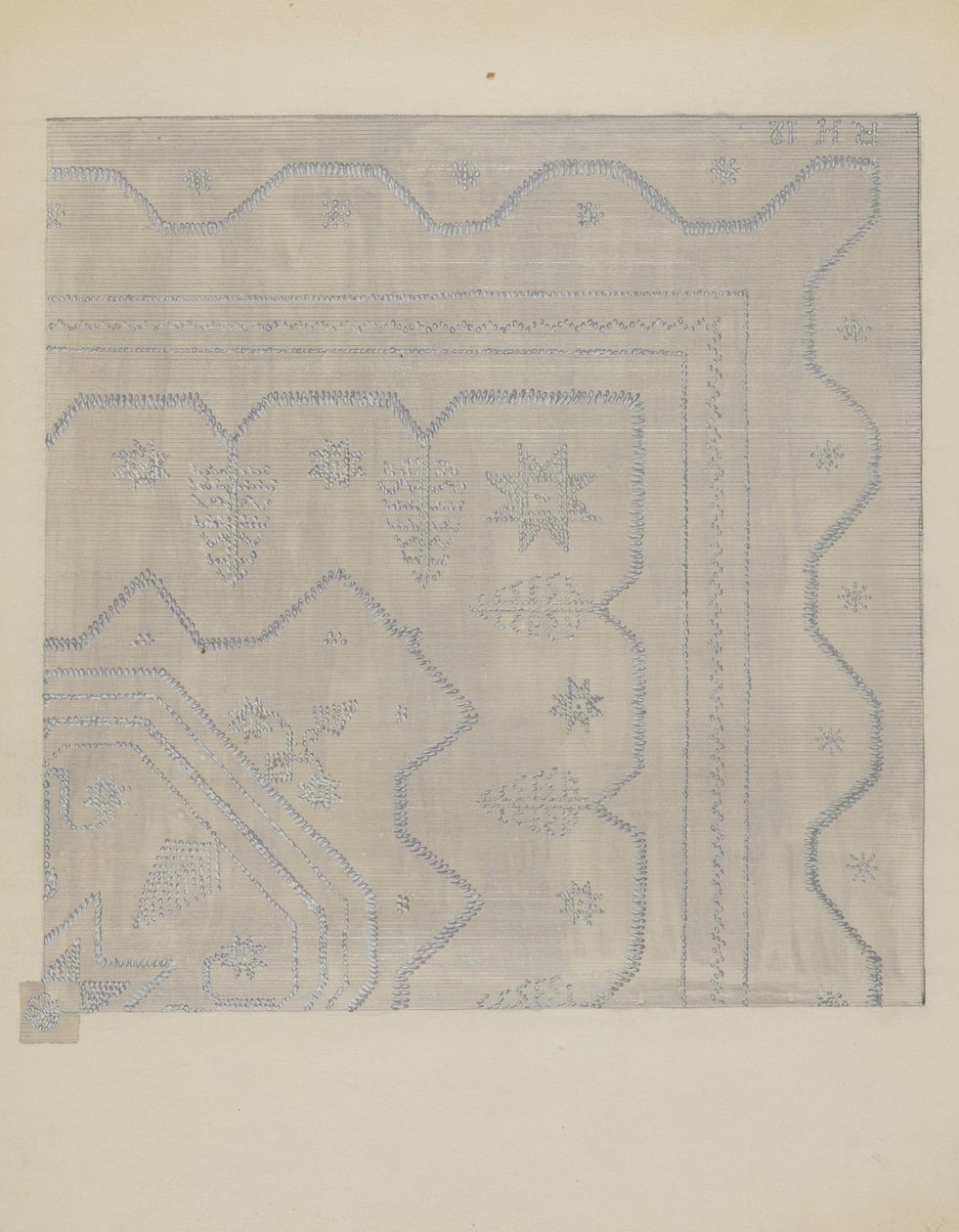 Candlewick Coverlet Woven, c. 1936 by Jules Lefevere