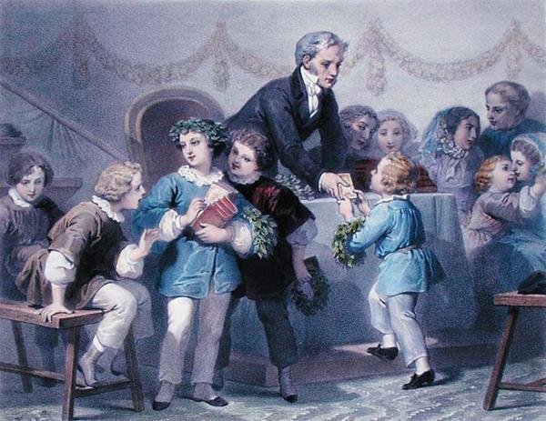 The Prize-Giving Ceremony, engraved by Henier, Bettannier and Morlon