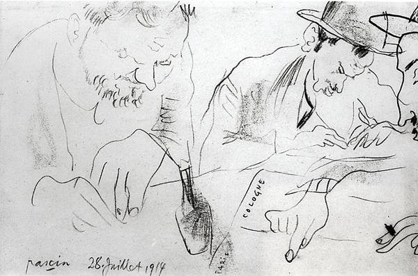 Paris-Cologne by Jules Pascin