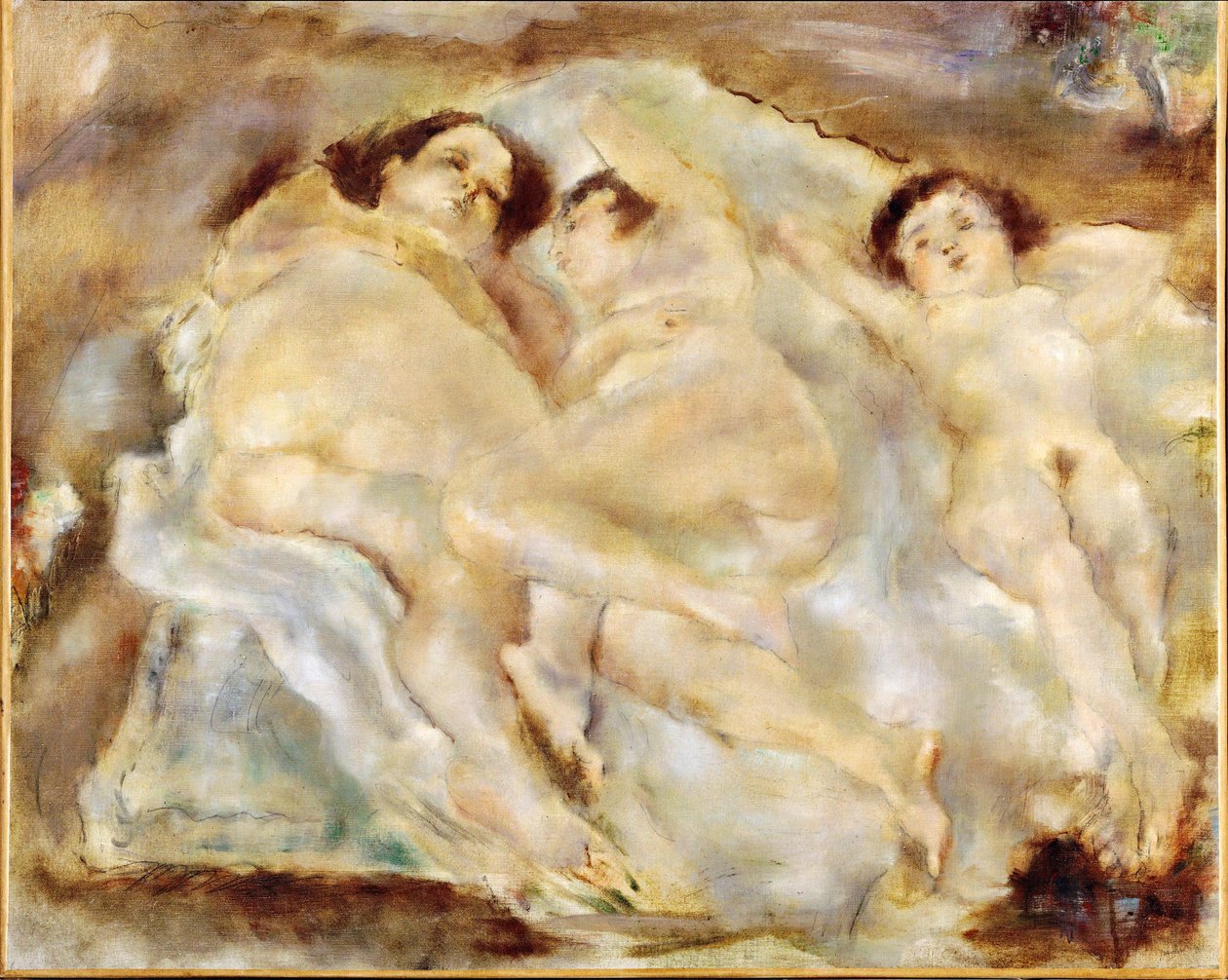 Three Nudes by Jules Pascin