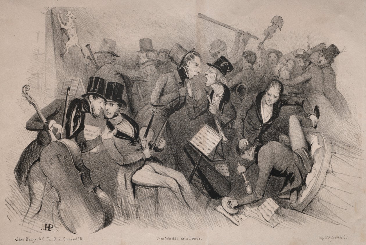 Actualités: Société Philharmonique de Province, 1841 by Jules Platier