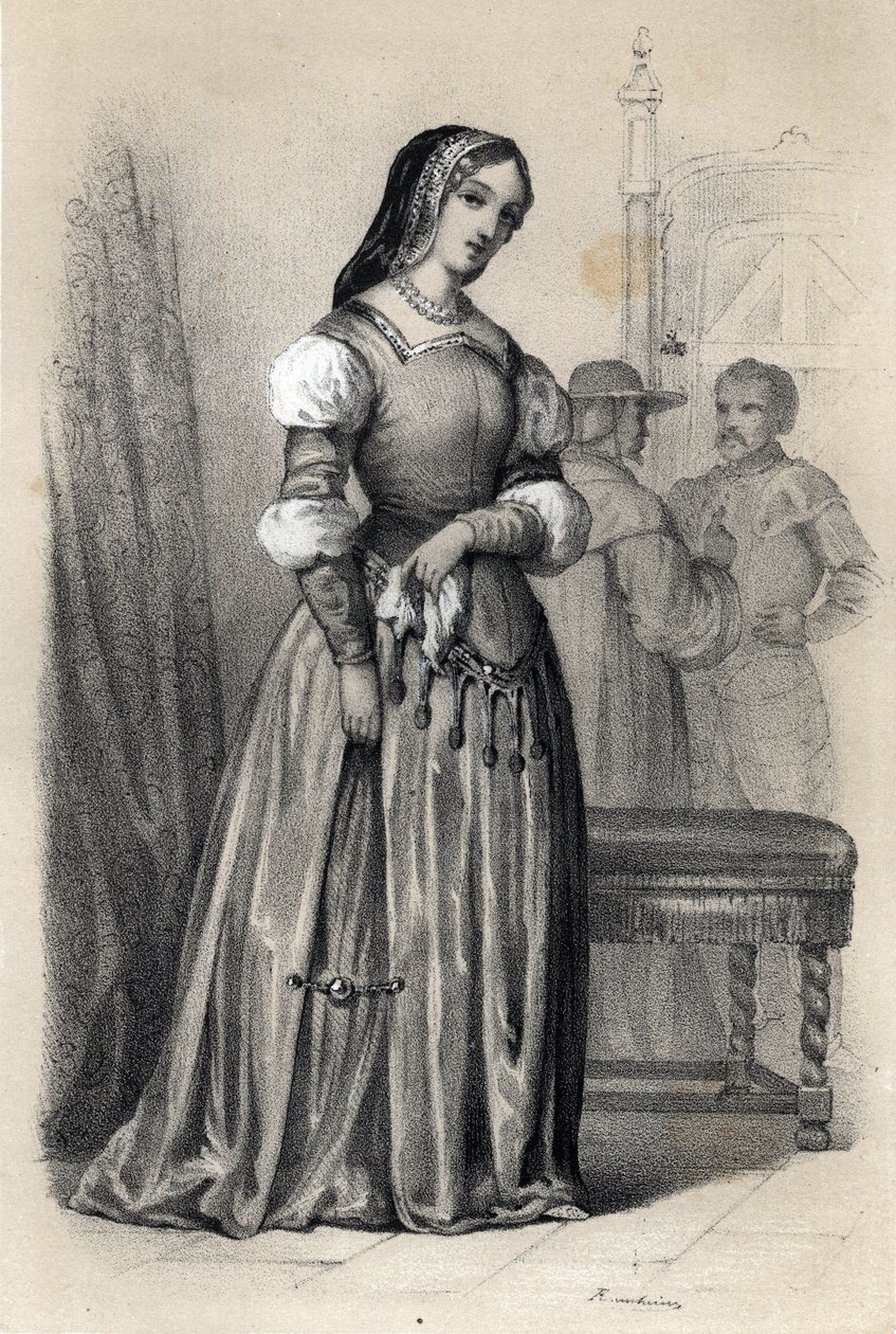 Portrait of Catherine Sforza by Jules and Raunheim Hermann David