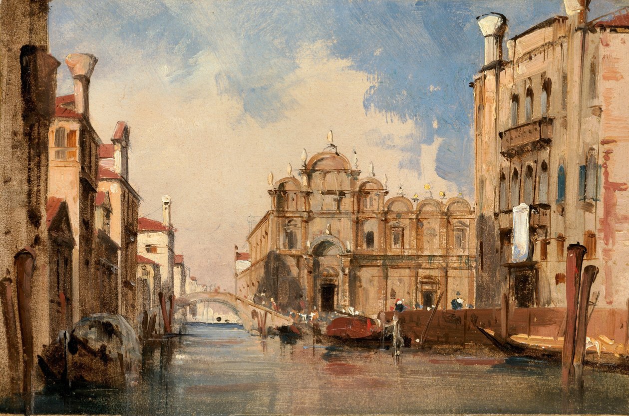 The Scuola di San Marco, Venice by Jules Romain Joyant