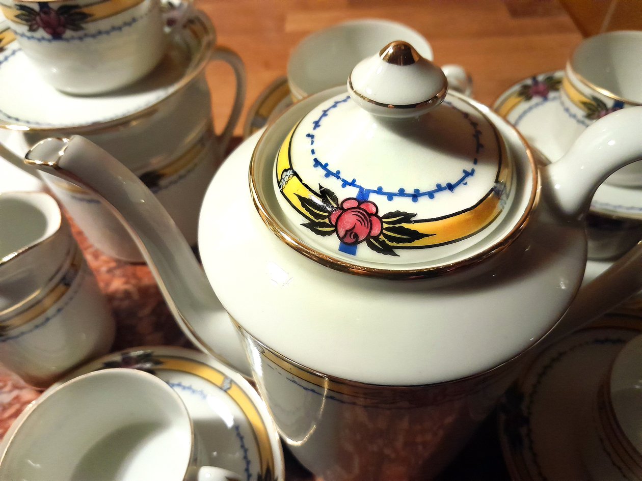 Art Deco Tea Set, 2023 by Jules Vieillard
