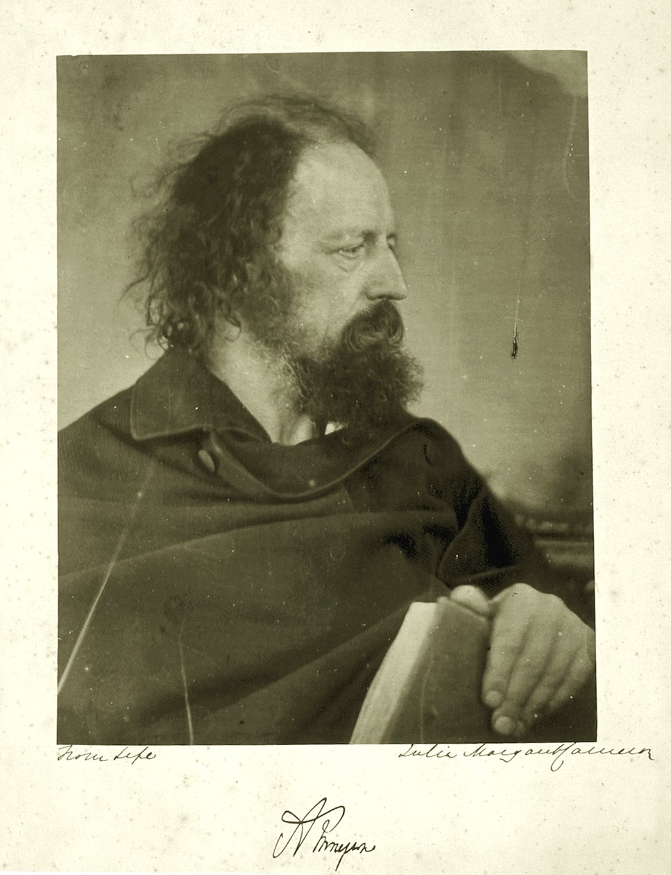 Alfred Tennyson, the Dirty Monk, 1865 by Julia Margaret Cameron