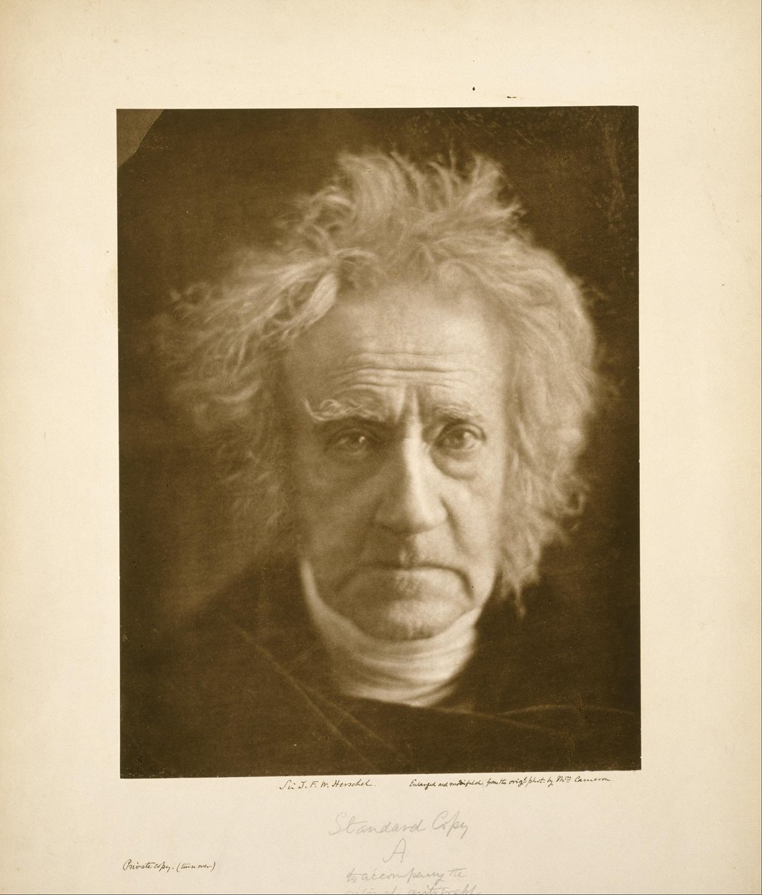 Sir John Frederick William Herschel by Julia Margaret Cameron