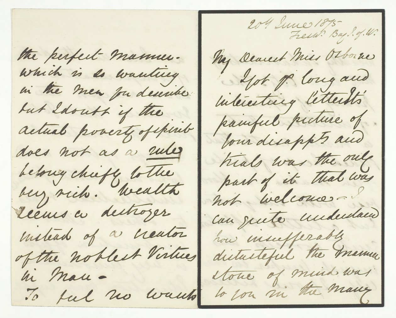 Autograph Letter, 20 June 1875 by Julia Margaret Cameron
