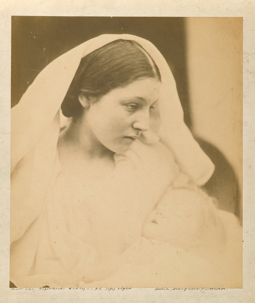 La Madonna Riposata Resting in Hope, 1864 by Julia Margaret Cameron