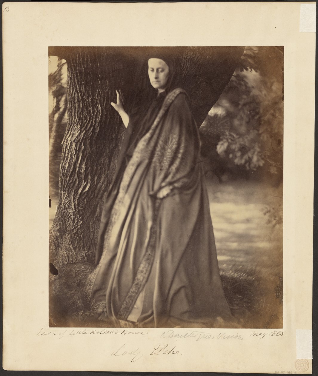 Lady Elcho / A Dantesque Vision by Julia Margaret Cameron