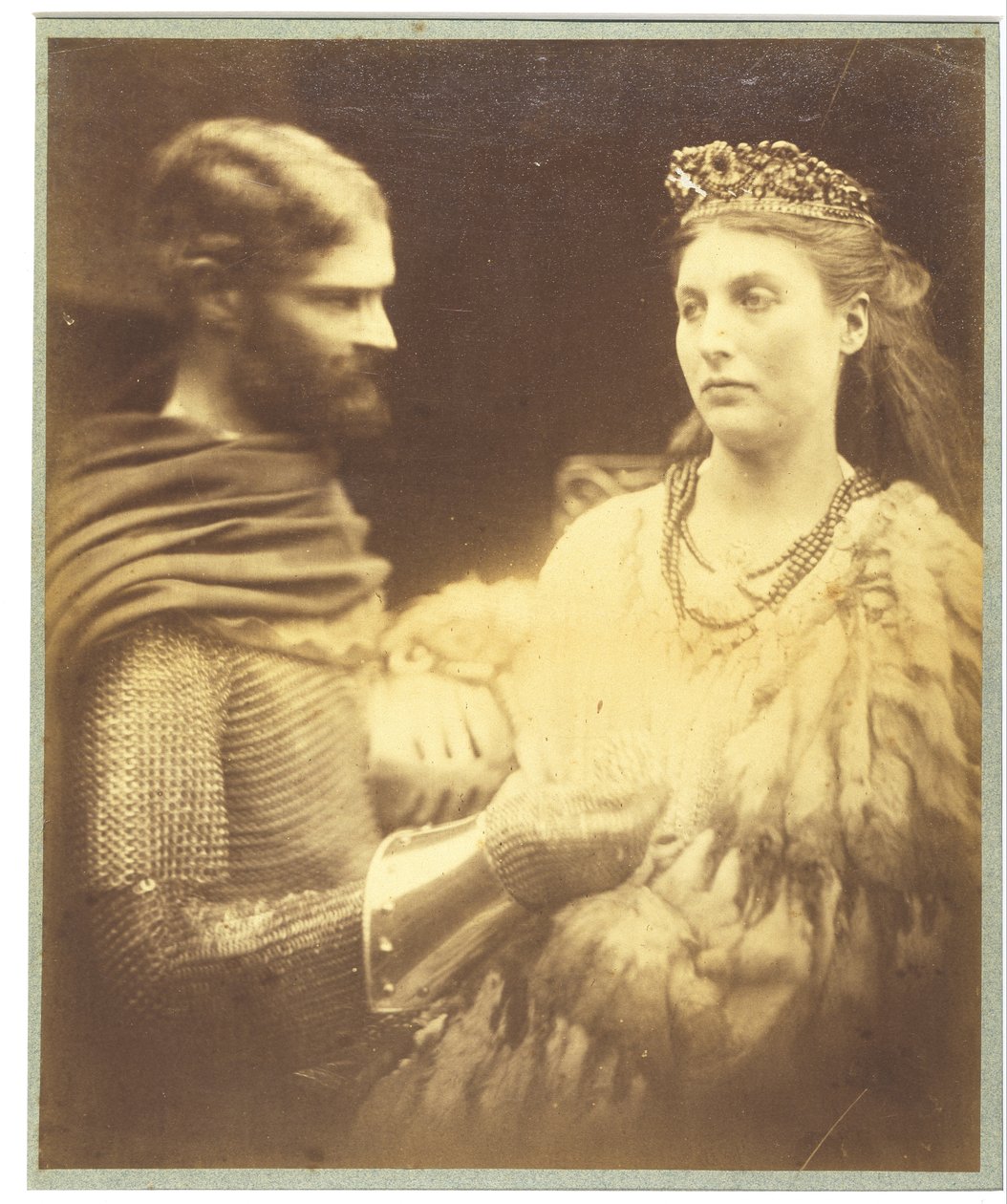 Lancelot and Guinevere by Julia Margaret Cameron