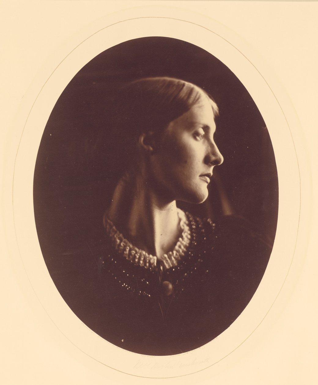 Mrs. Herbert Duckworth, April 1867 by Julia Margaret Cameron