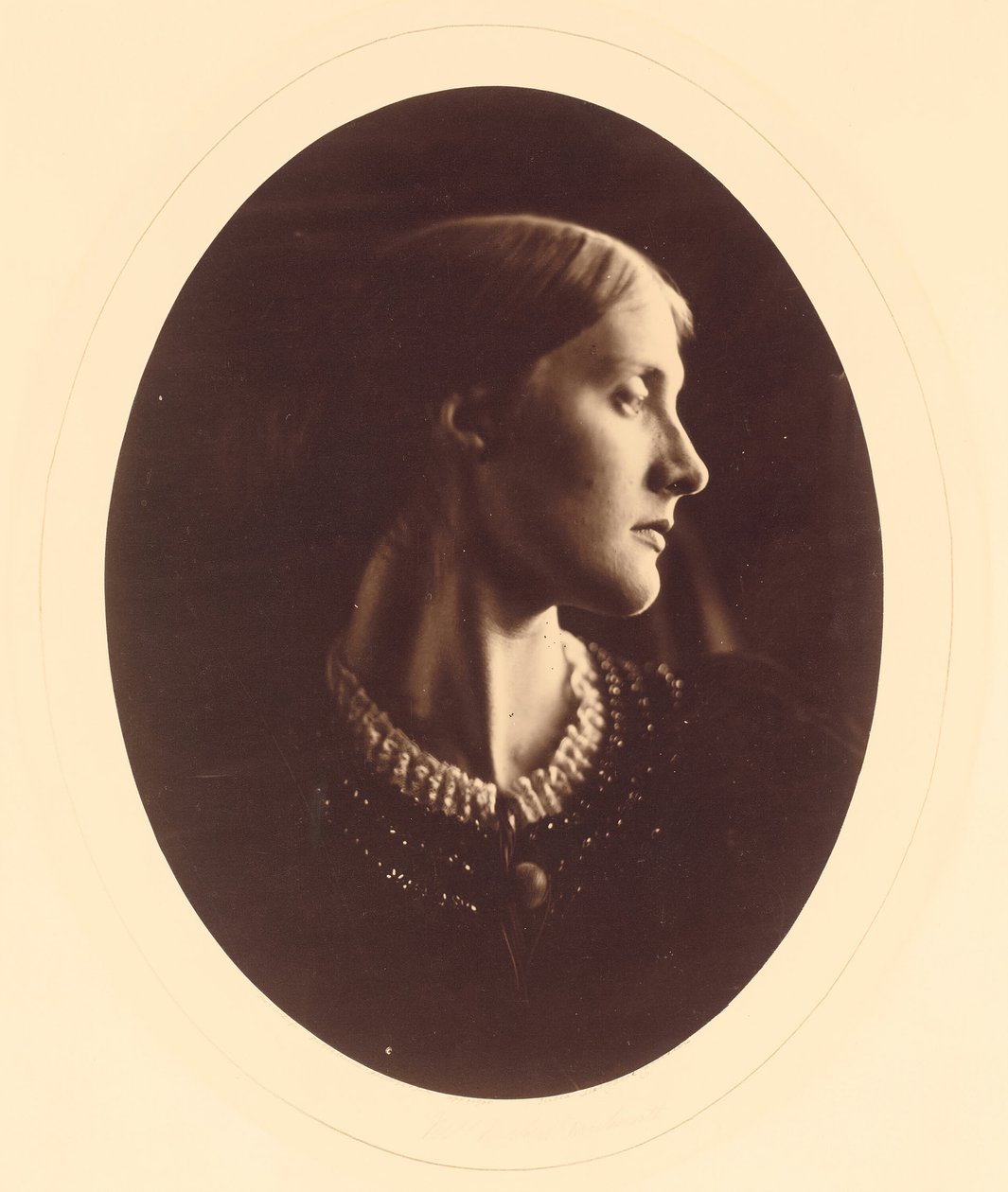 Mrs. Herbert Duckworth, April 1867 by Julia Margaret Cameron