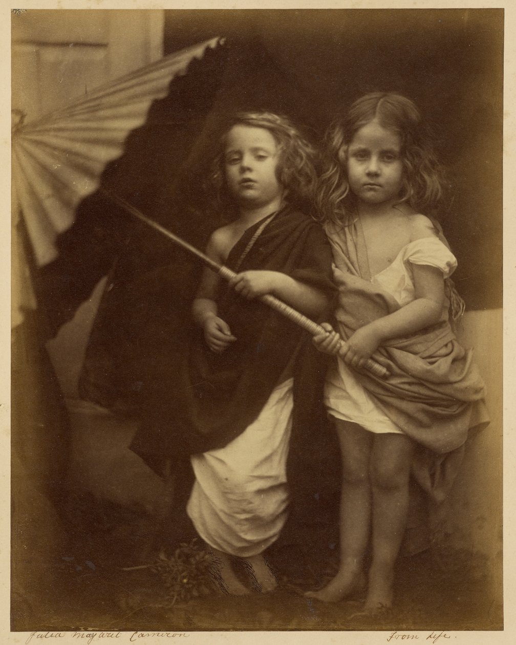 Paul and Virginia by Julia Margaret Cameron