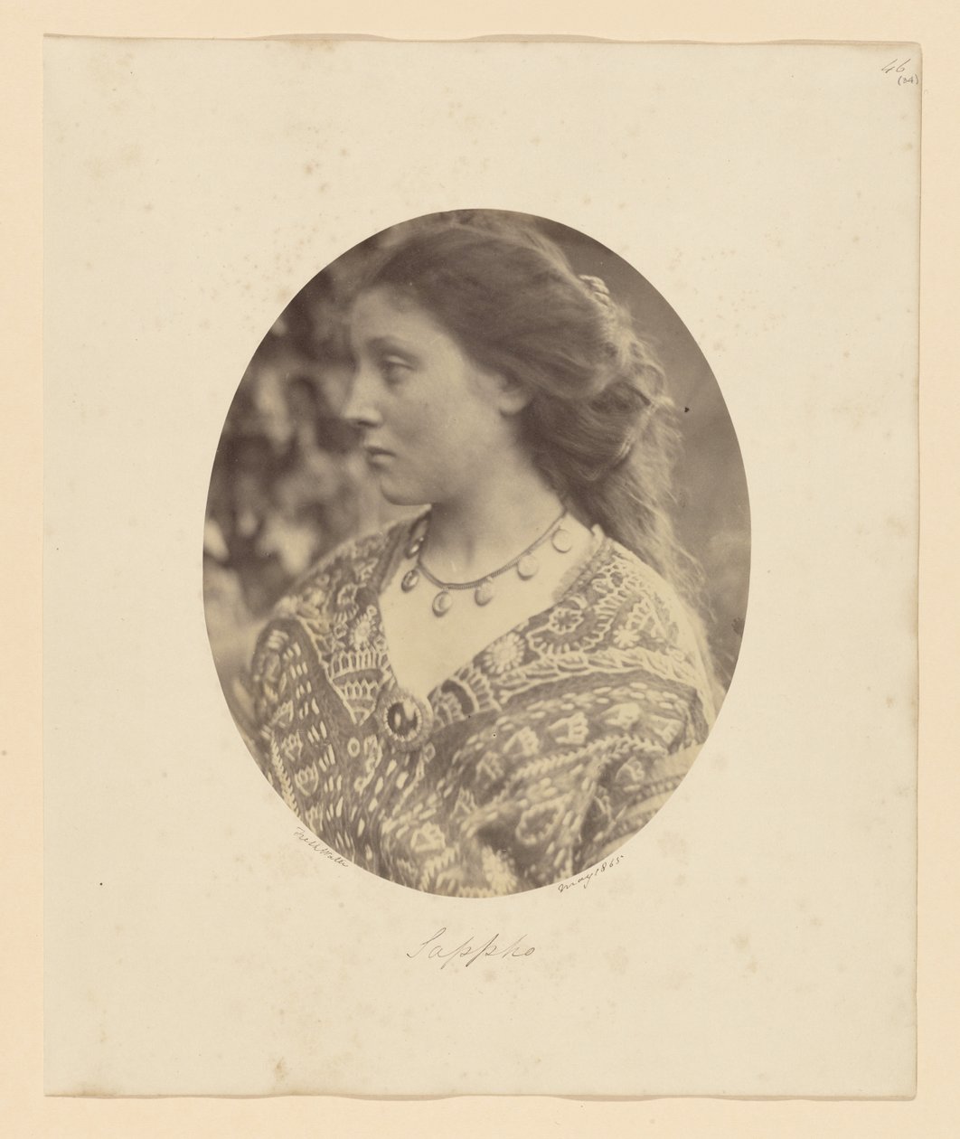 Sappho by Julia Margaret Cameron