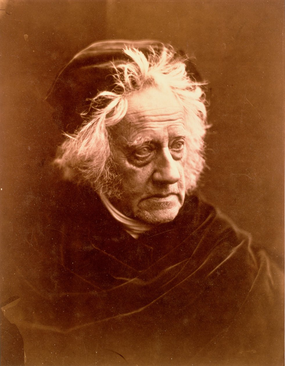 Sir John Frederick William Herschel, 1867 by Julia Margaret Cameron