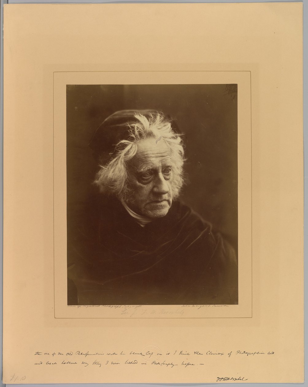 Sir John Herschel by Julia Margaret Cameron