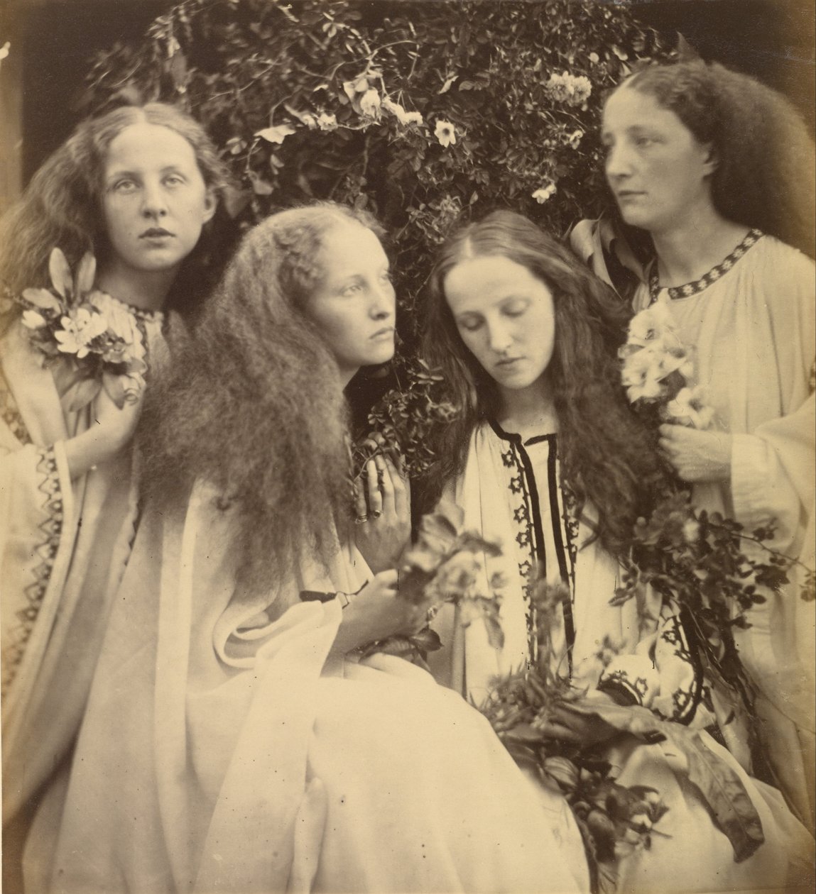 The Rosebud Garden of Girls by Julia Margaret Cameron