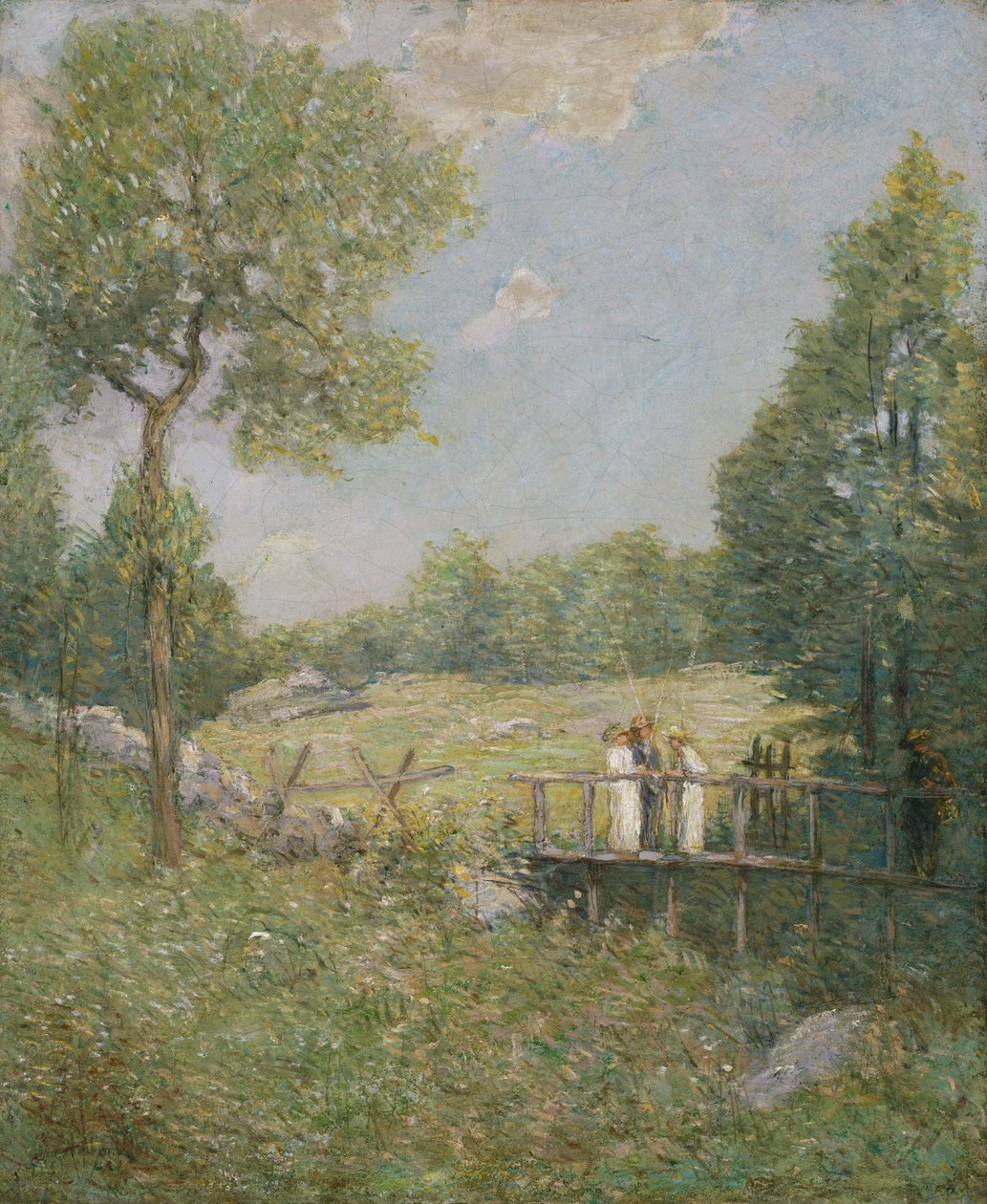 The Fishing Party by Julian Alden Weir