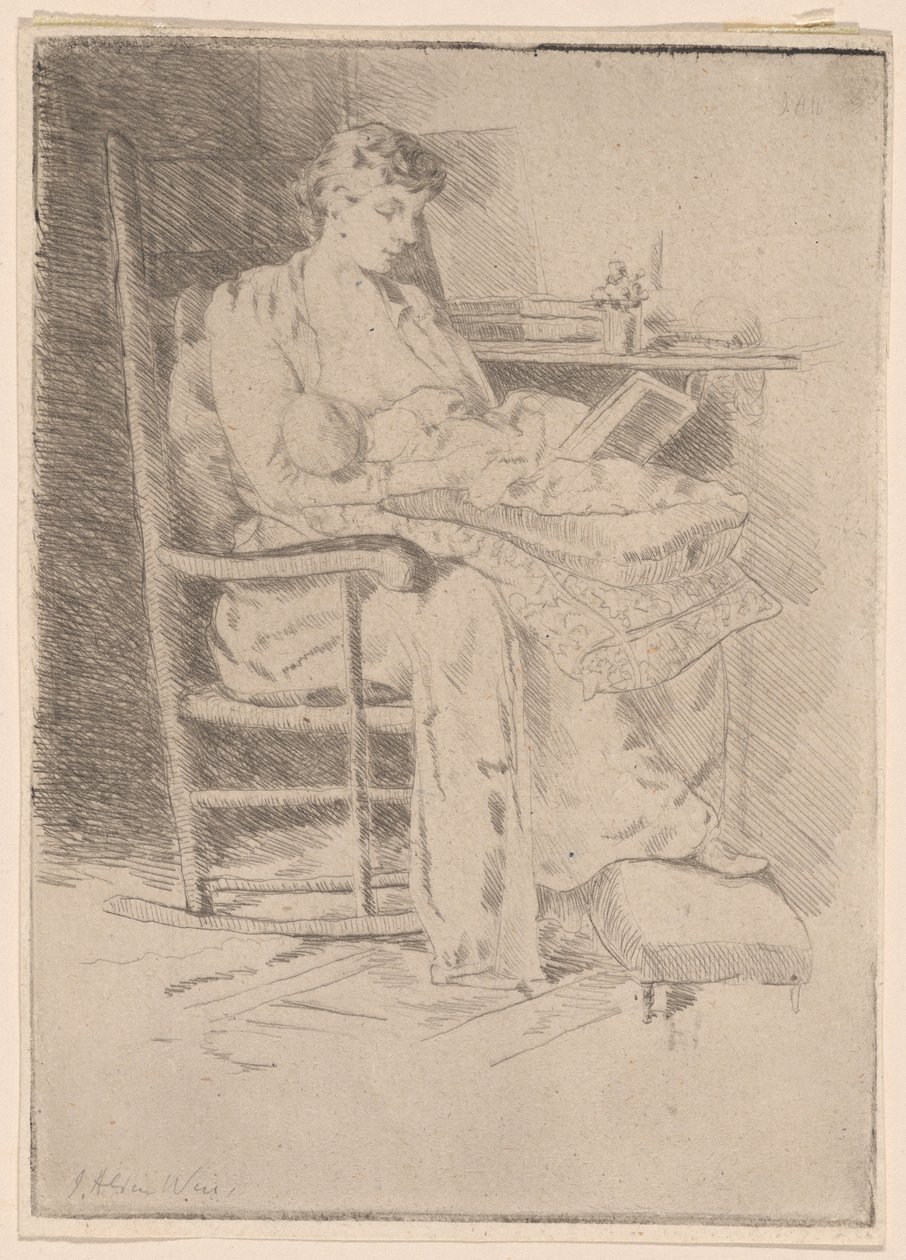 Mother and Child, No. 2 by Julian Alden Weir