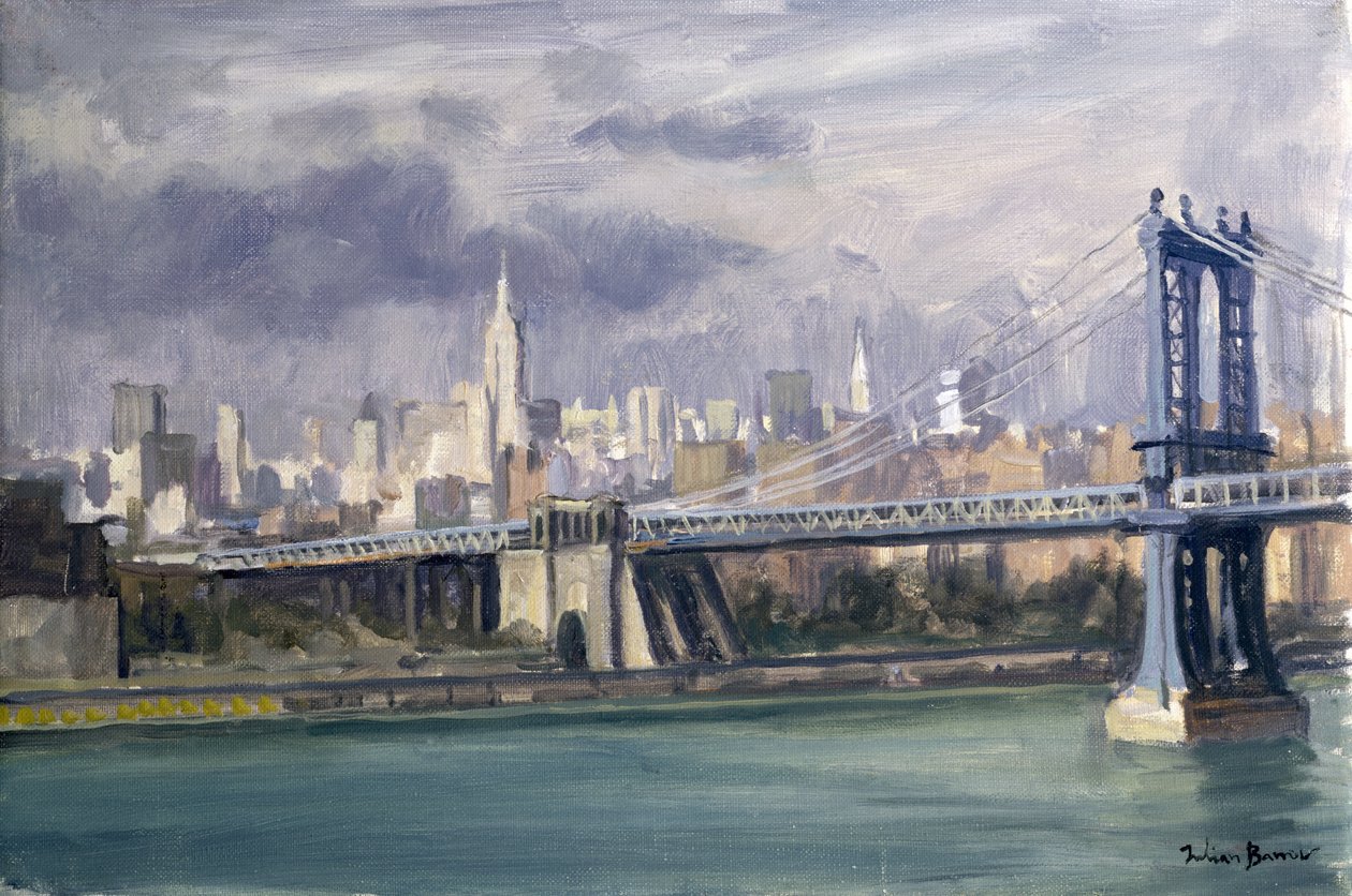 Manhattan Bridge, New York, 1996 by Julian Barrow