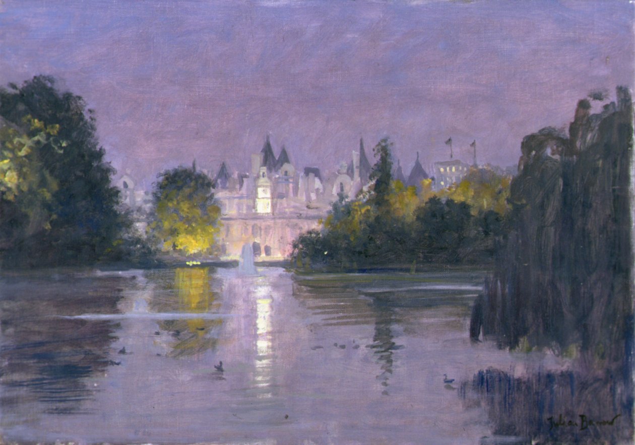 St Jamess Park - Night by Julian Barrow