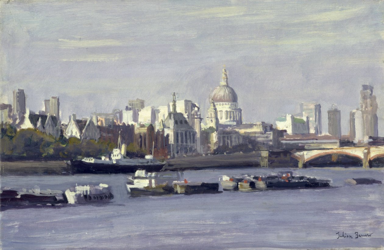 St. Pauls from Bankside by Julian Barrow