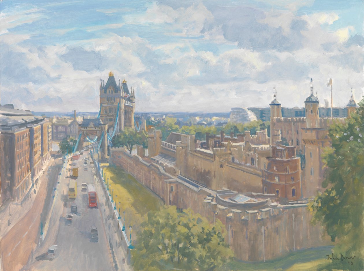 Tower Bridge and the Tower of London by Julian Barrow