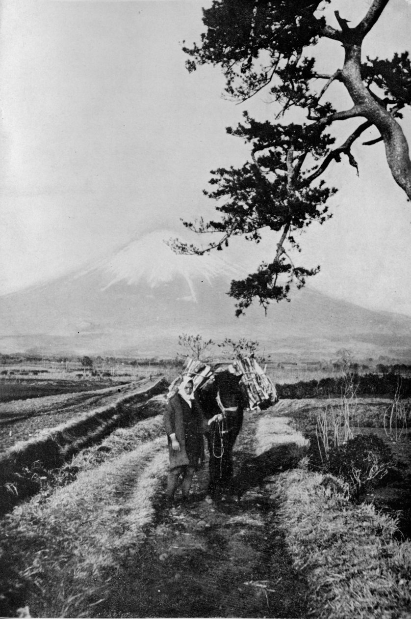 Peasants of the region of Fuji not by name but merely as O Yama, the Honourable Mountain by Julian Leonard Street