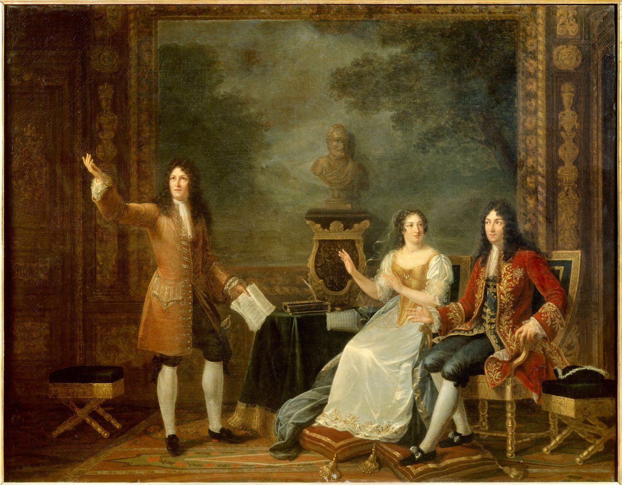 Jean Racine Reading “Athalie” Before Louis XIV and Francoise d