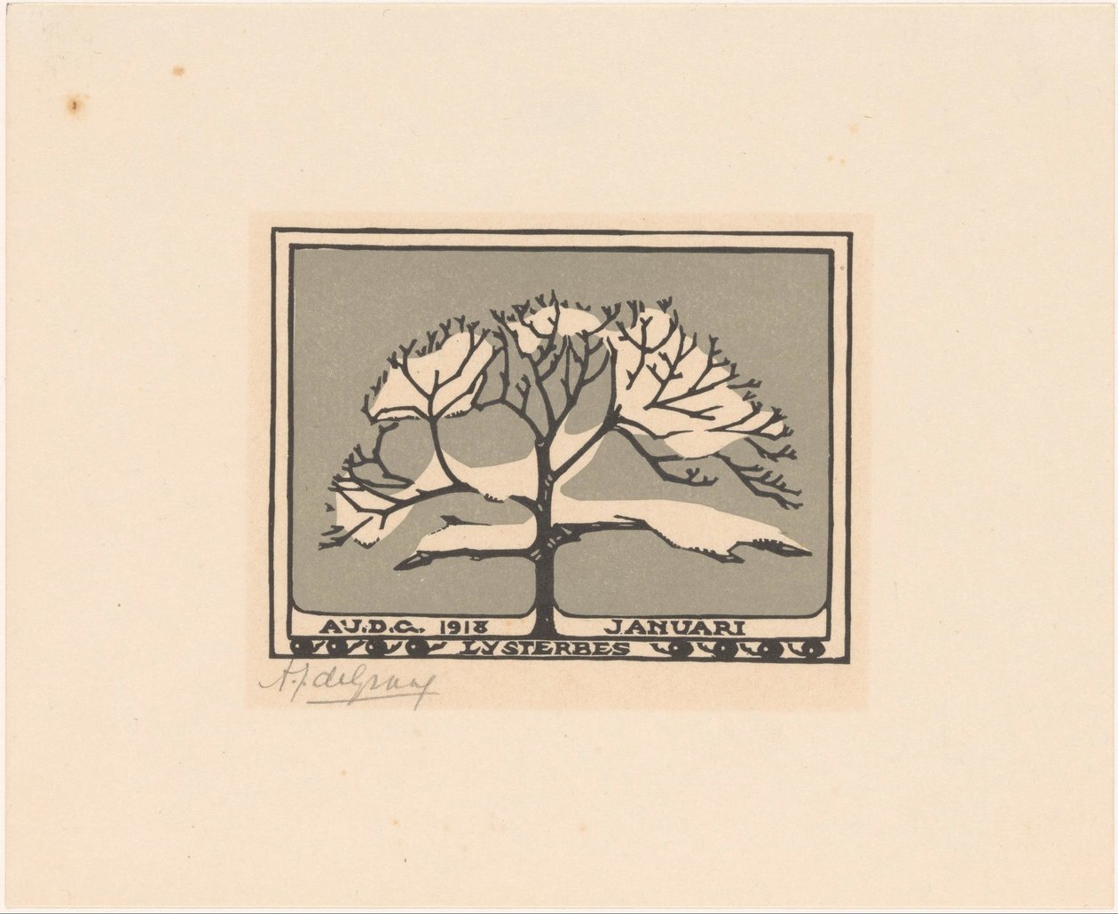 January by Julie de Graag (signed by artist)