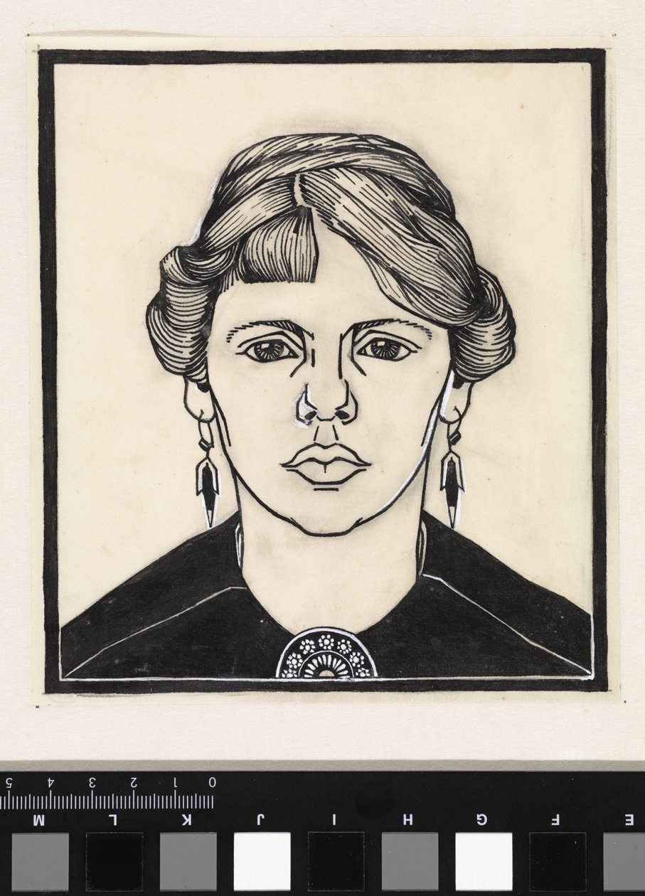 Portrait of a Woman, Front View by Julie de Graag