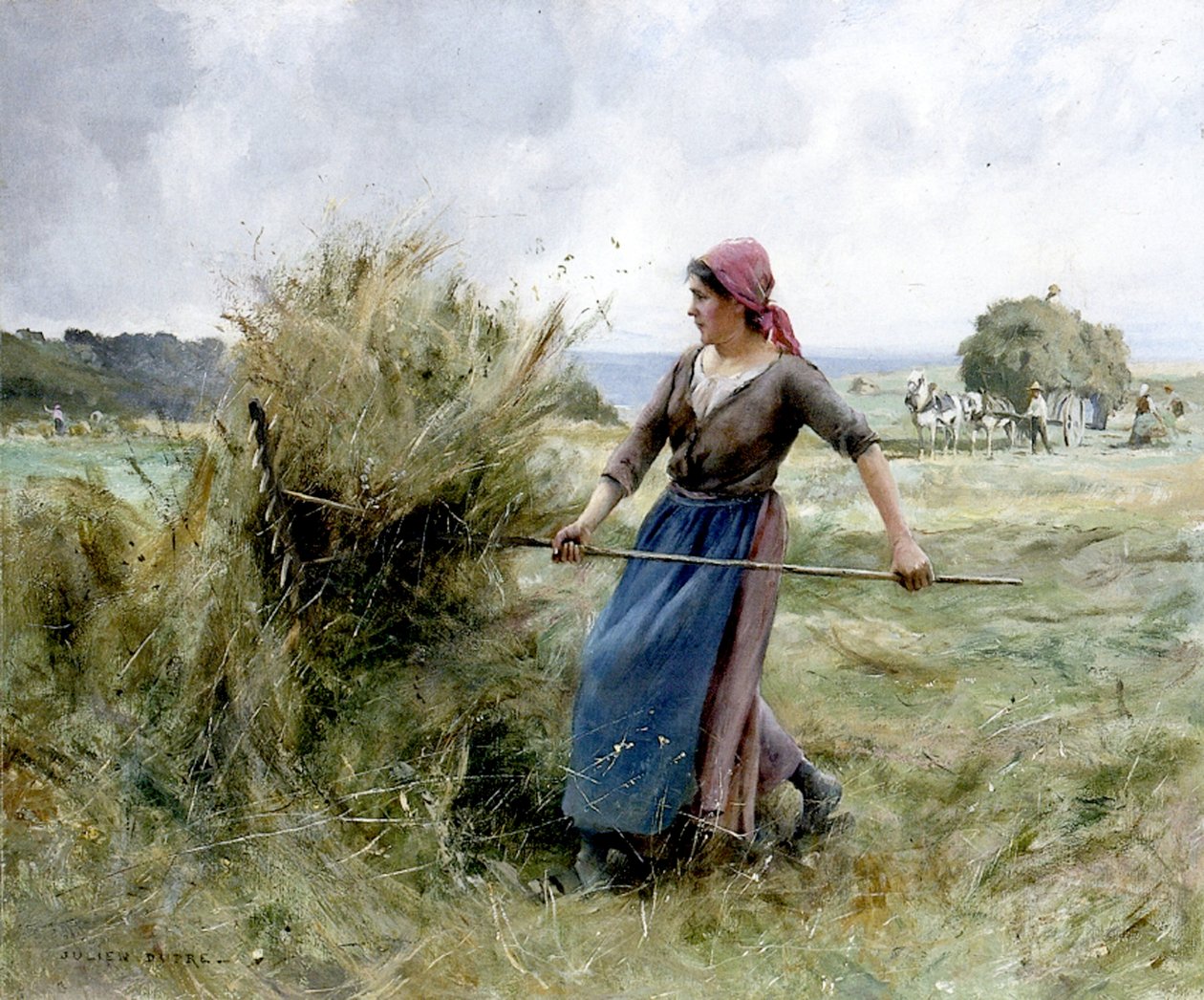 Haymaking by Julien Dupre