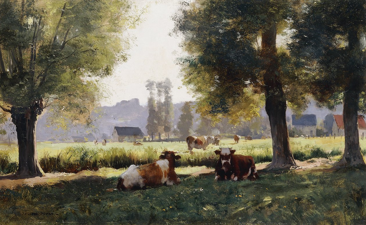 Prairie at Arques-la-Bataille, Normandy by Julien Dupre