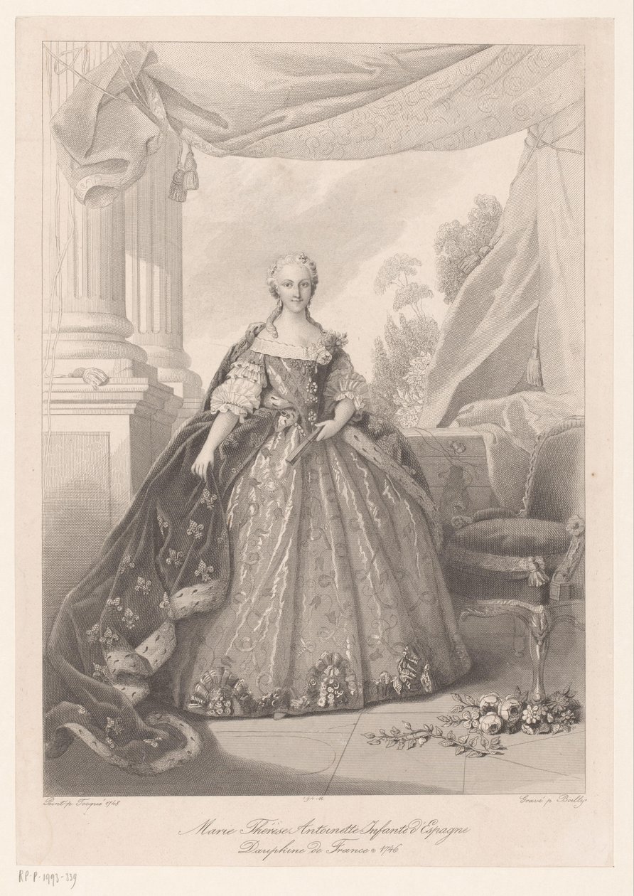 Portrait of Maria Theresa of Bourbon by Julien Leopold Boilly