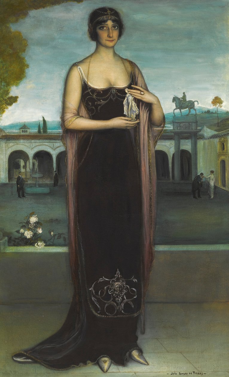 Portrait of Adela Carboné by Julio Romero de Torres