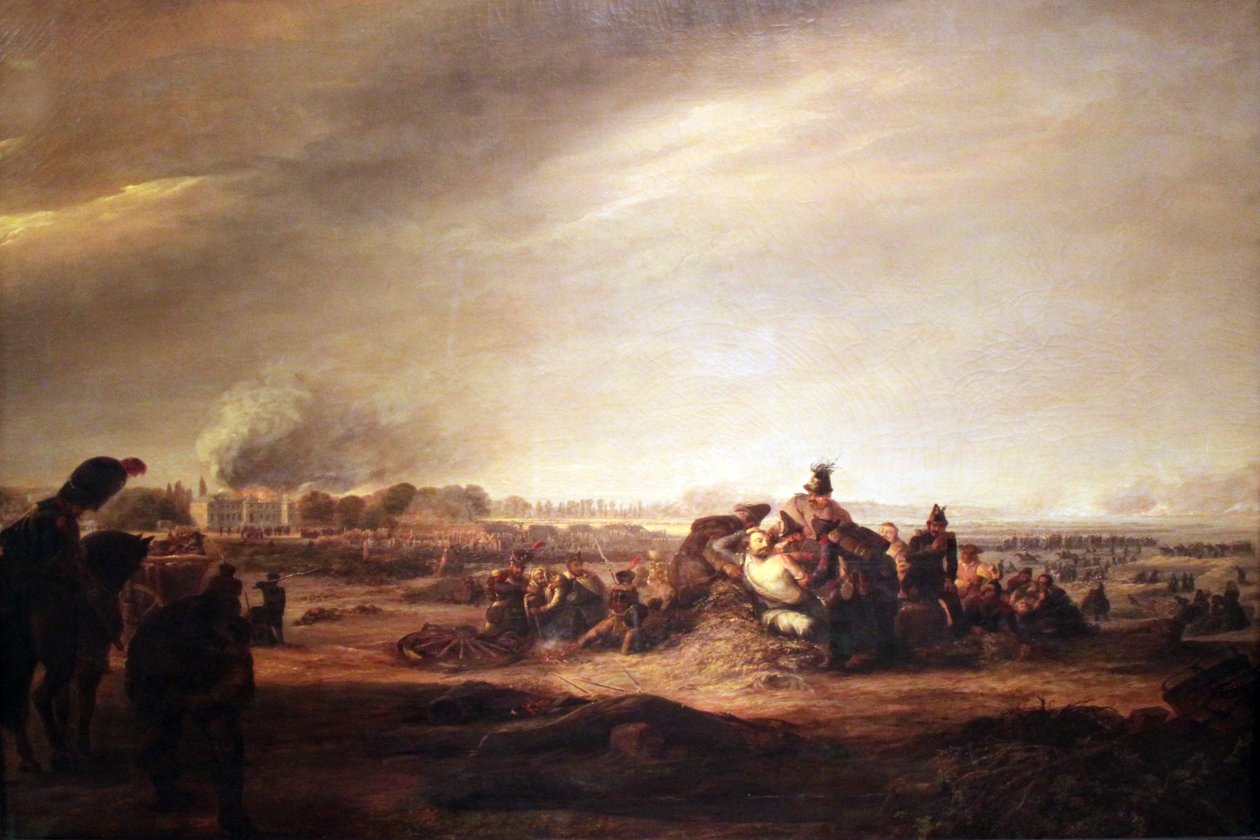Battle of Dresden by Julius Ferdinand Wilhelm Sattler