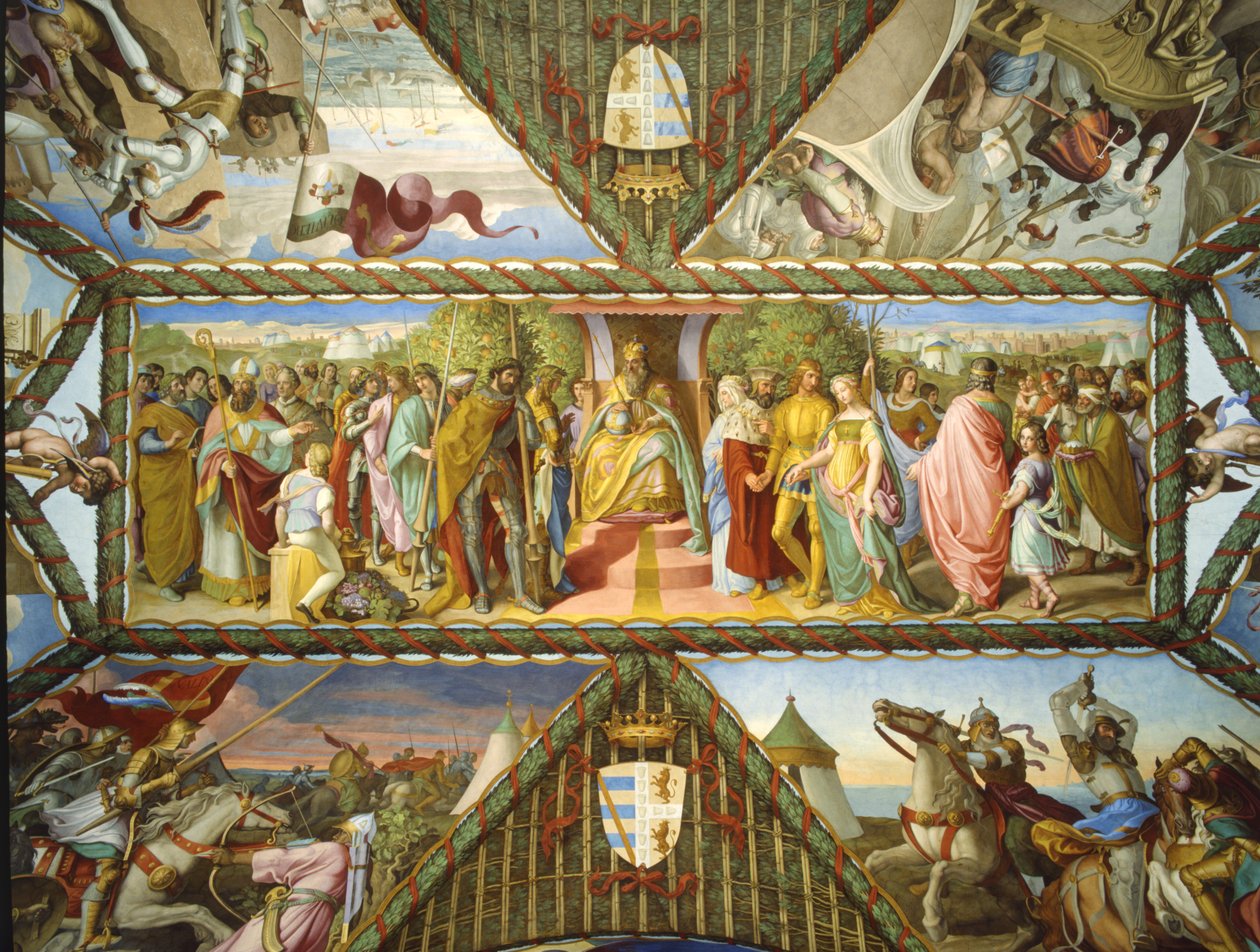 The Triumph of Charlemagne and the Christian Army by Julius Schnorr von Carolsfeld