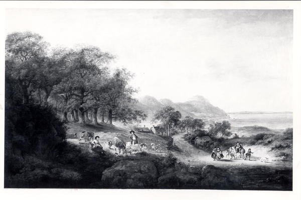 Distant View of Anglesea by Julius Caesar Ibbetson