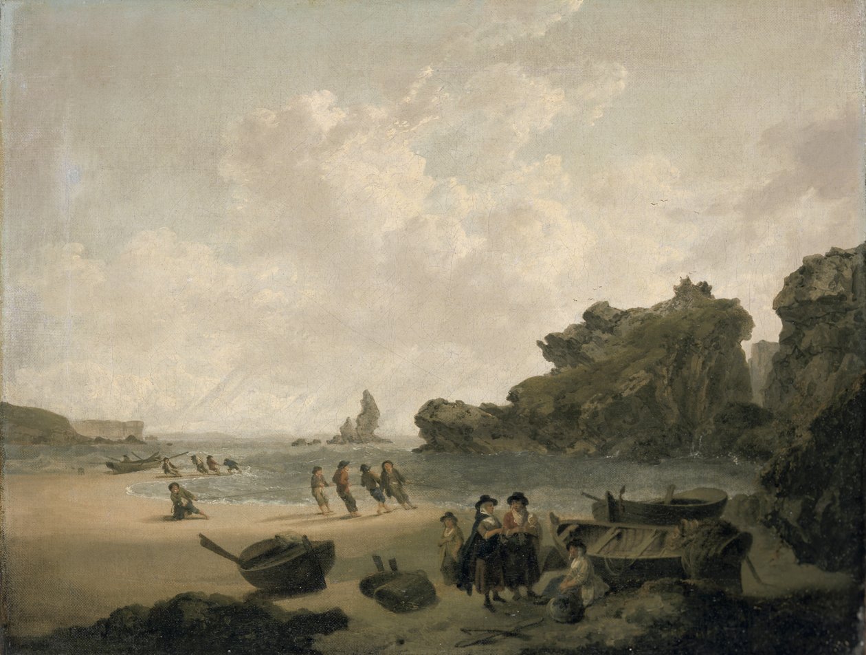 The Stack Rock by Julius Caesar Ibbetson