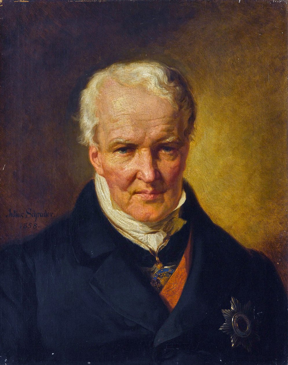 Portrait of Alexander von Humboldt by Julius Friedrich Anton (after) Schrader