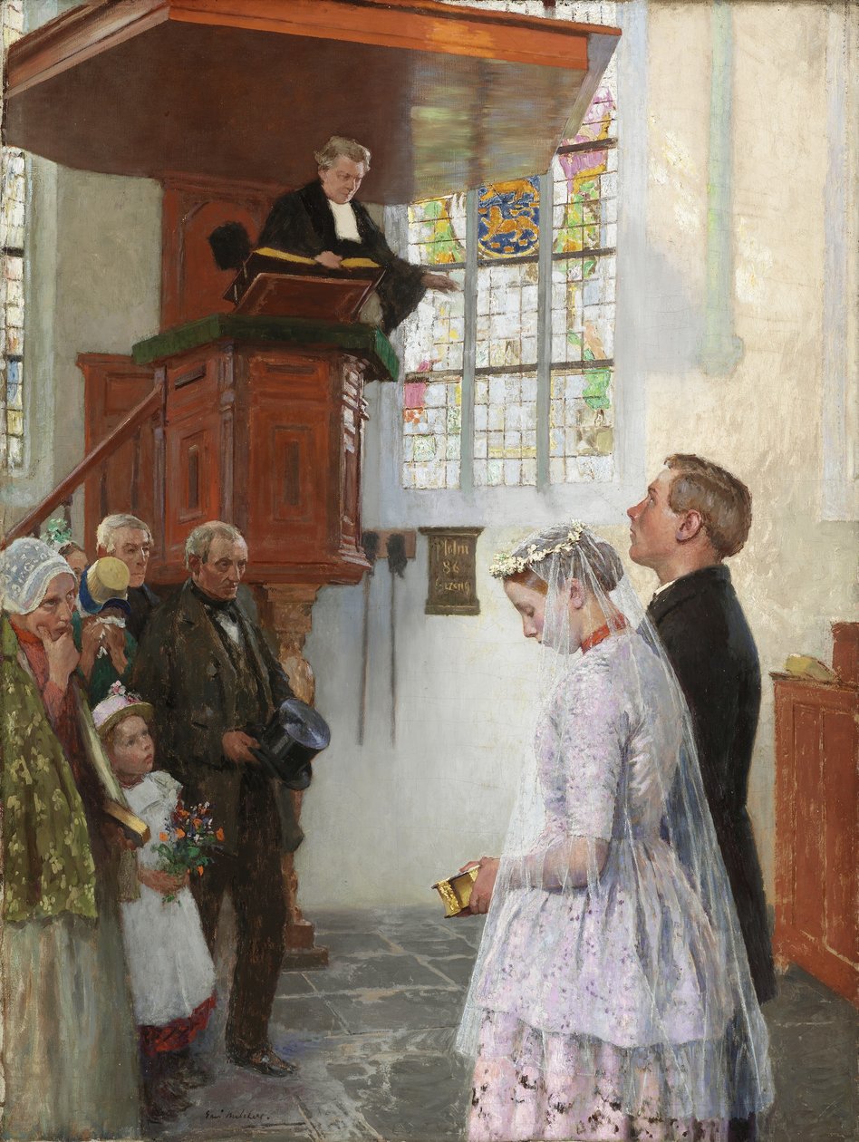 The Wedding by Julius Gari Melchers