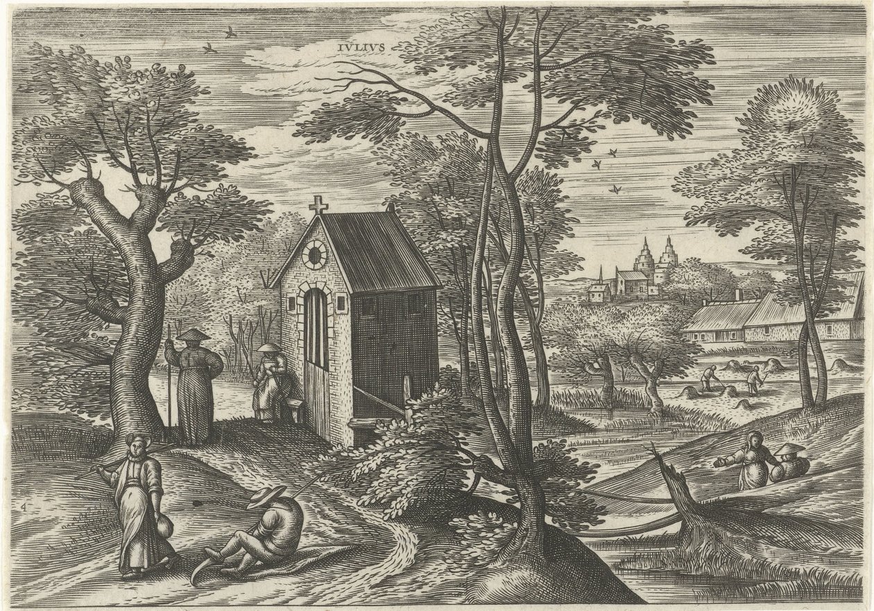 July (The Twelve Months) by Julius Goltzius