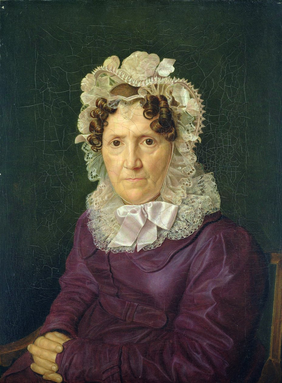 Angel Sophia Hase, the Aunt of the Artist, 1828 by Julius Oldach