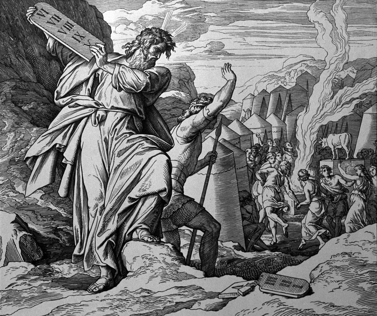 Adoration of the Golden Calf by Julius Schnorr von Carolsfeld