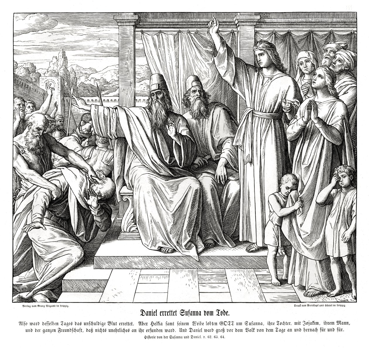 Daniel spares Susanna